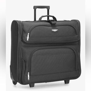 Dark Gray Travel🧭Select Amsterdam Business Rolling Garment Bag🧳